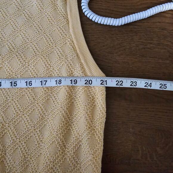 Vintage Bobby Jones Sweater‎ Vest-peach-Men's L - Picture 7 of 8